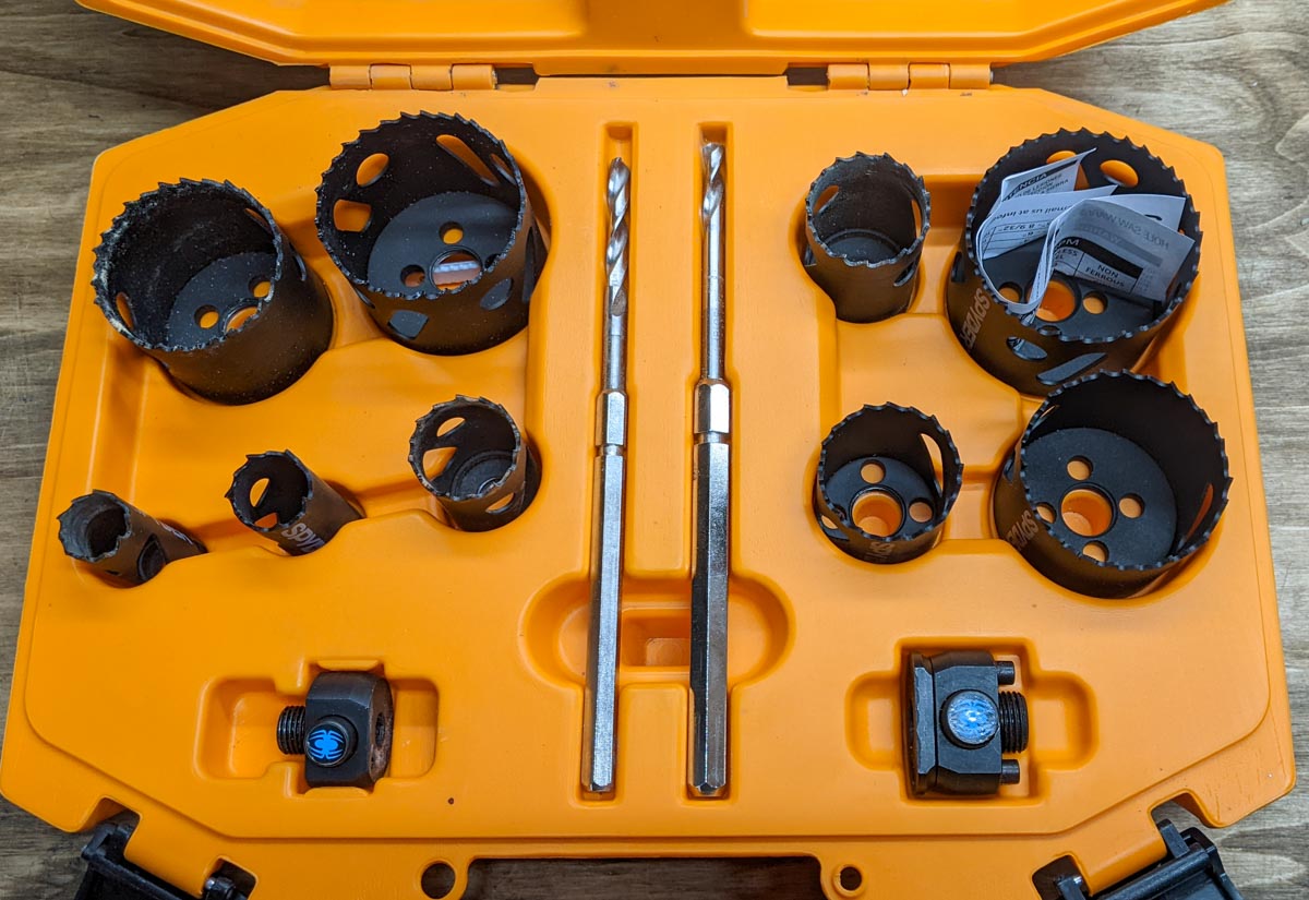 Spyder Hole Saw Kit 600887 A Great Base Kit Garage Hobbyist